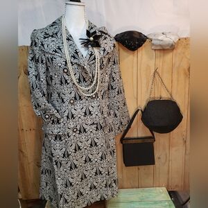 Vintage Coat ,purse,hat Lot